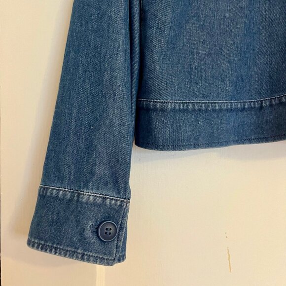 Uniqlo Relaxed Cotton Denim Jacket | Size XS - Picture 8 of 10